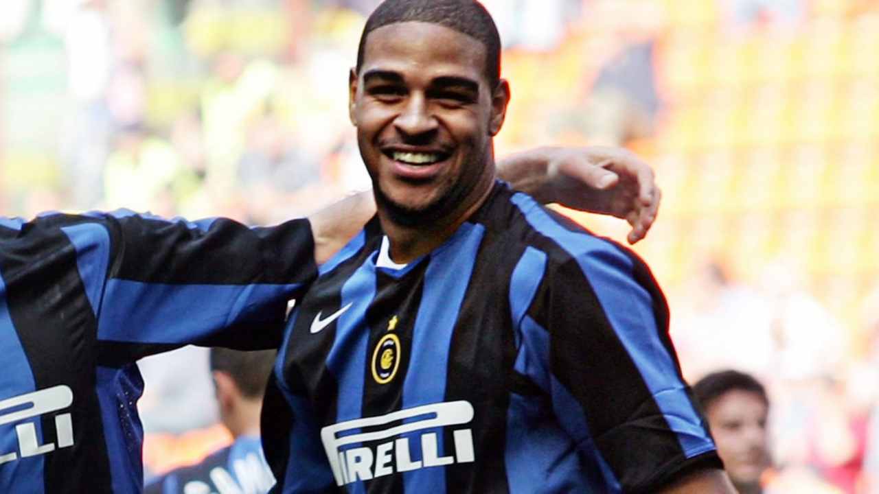 Adriano all'epoca dell'Inter