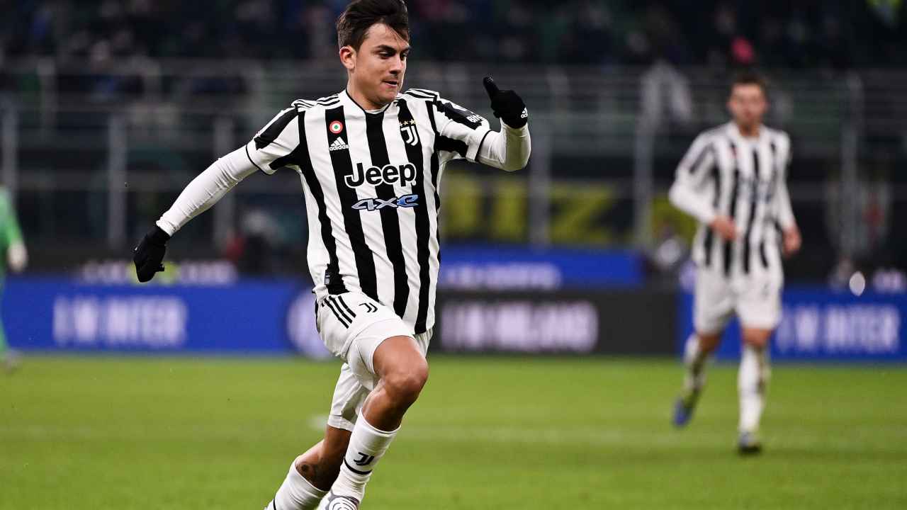 Dybala durante Inter-Juve