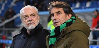 De Laurentiis del Napoli e Carnevali del Sassuolo