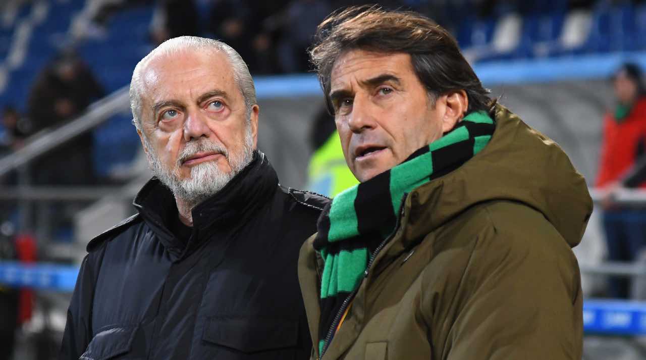 De Laurentiis del Napoli e Carnevali del Sassuolo