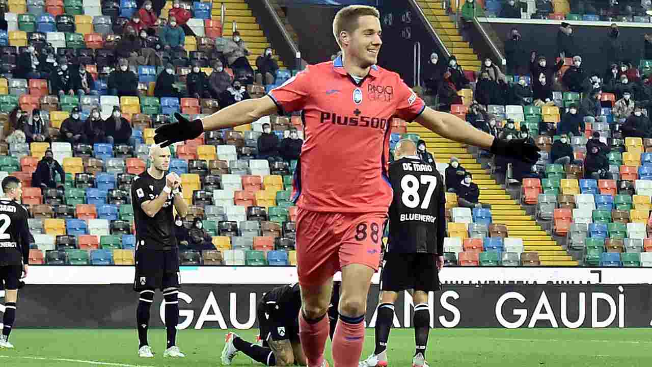 Udinese-Atalanta in campo