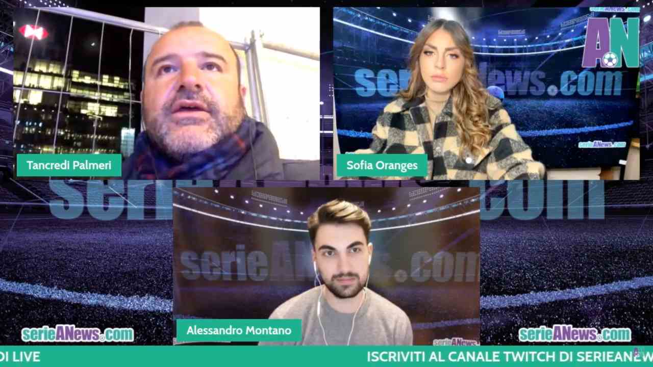 Tancredi Palmeri, live su SerieANewsTV