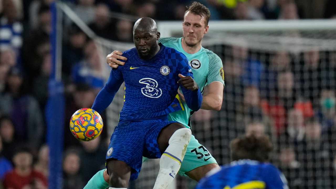 Lukaku in azione col Chelsea