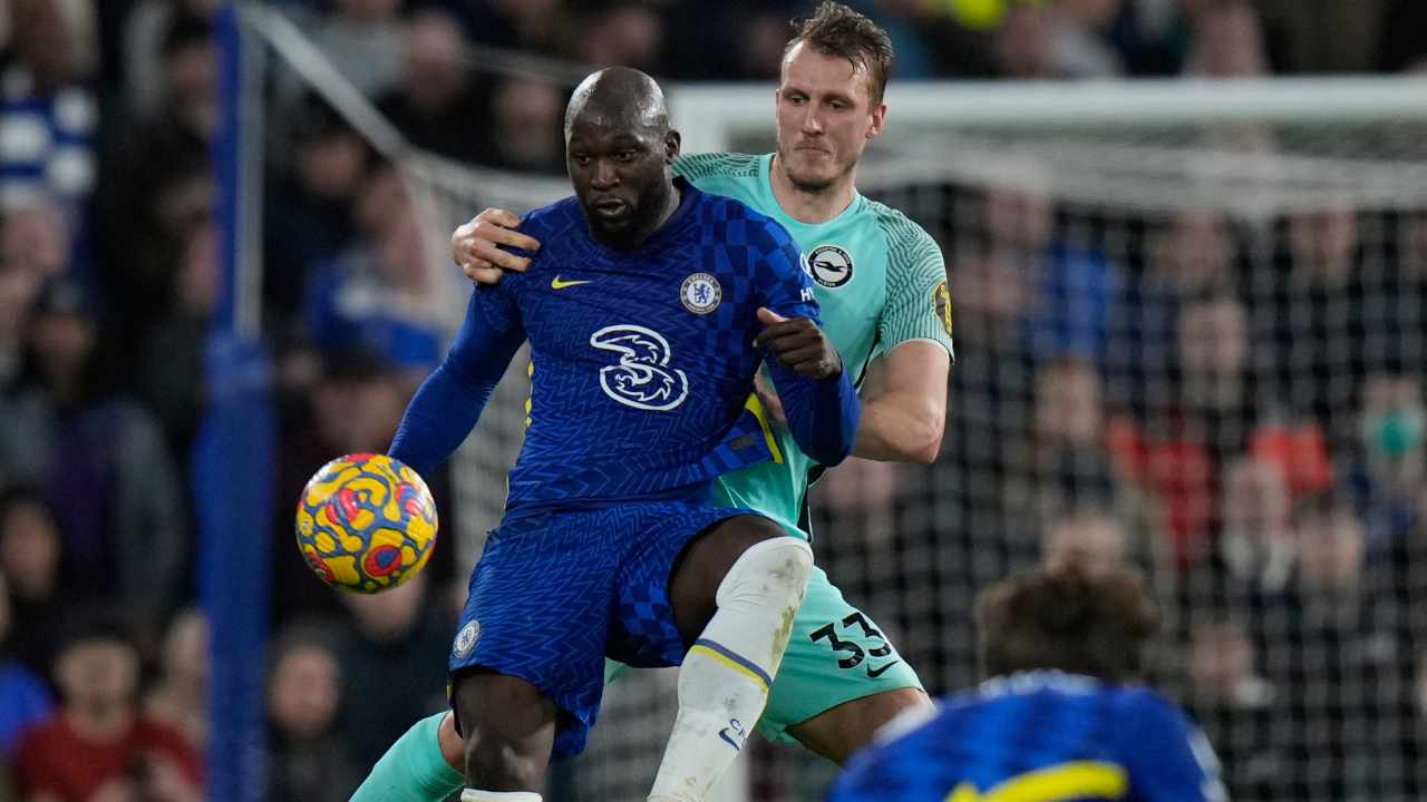 Lukaku con la maglia del Chelsea