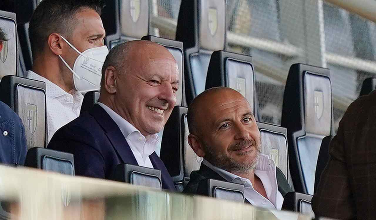 Marotta e Ausilio sorridono