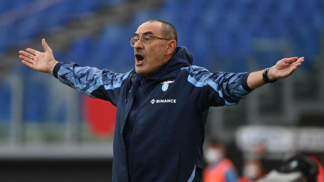 Maurizio Sarri tecnico della Lazio