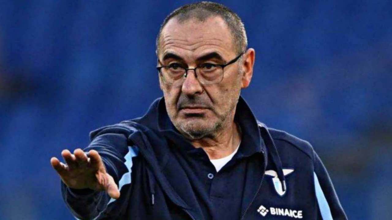 Il tecnico della Lazio Sarri riflette