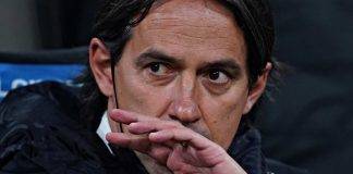 Il tecnico dell'Inter Inzaghi preoccupato