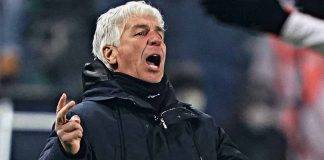 Il tecnico dell'Atalanta Gasperini preoccupato