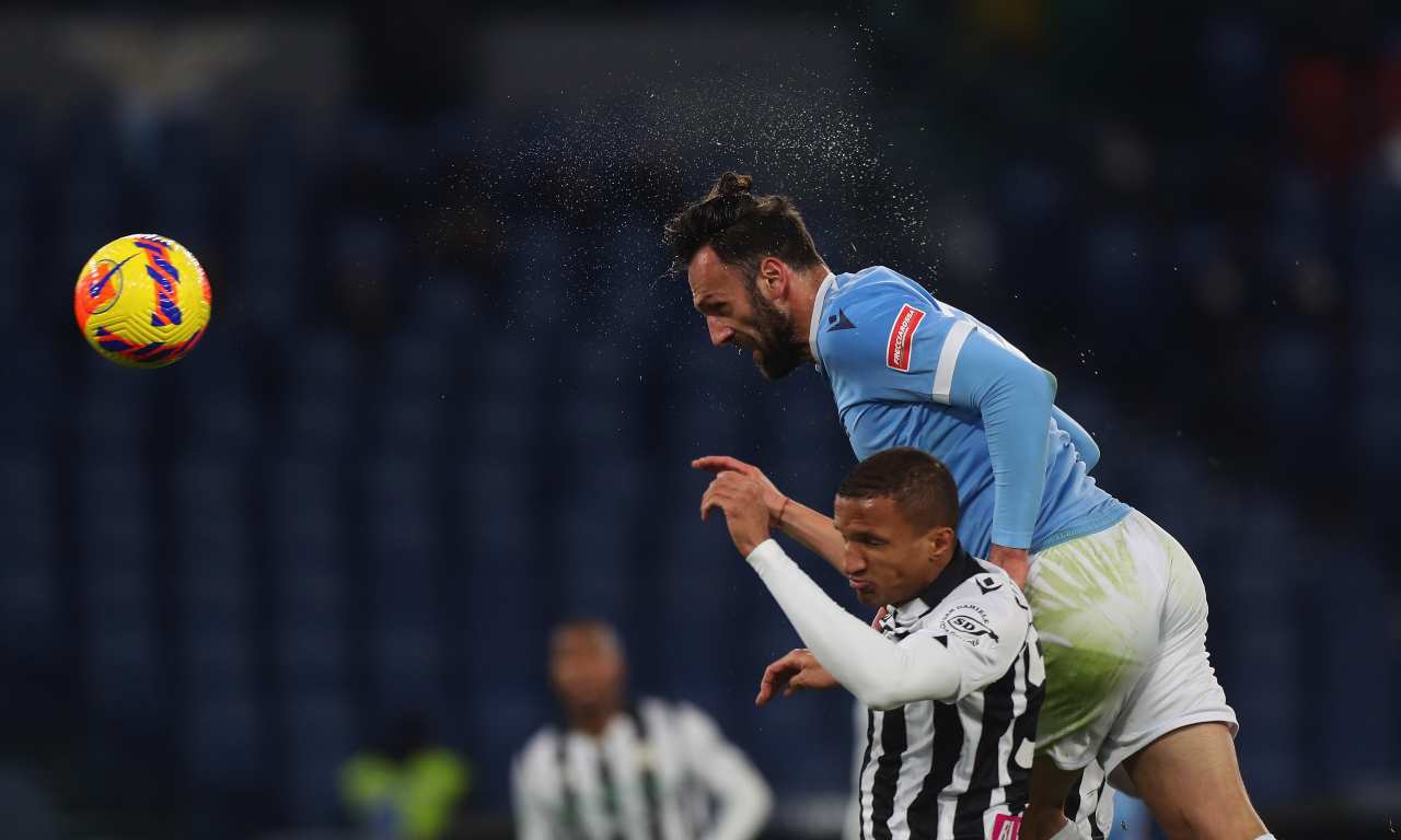 Lazio-Udinese, duello aereo tra Muriqi e Becao