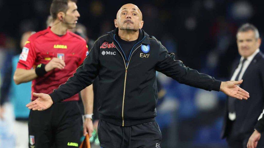 Il tecnico del Napoli Spalletti preoccupato