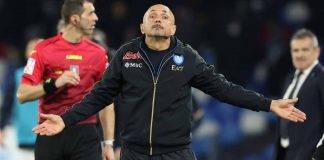 Il tecnico del Napoli Spalletti preoccupato