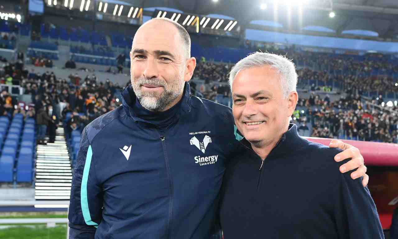 Mourinho e Tudor salutano 