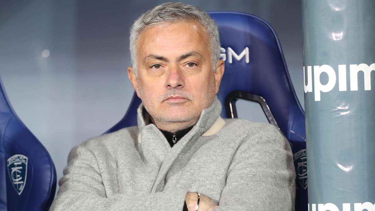 Josè Mourinho in panchina