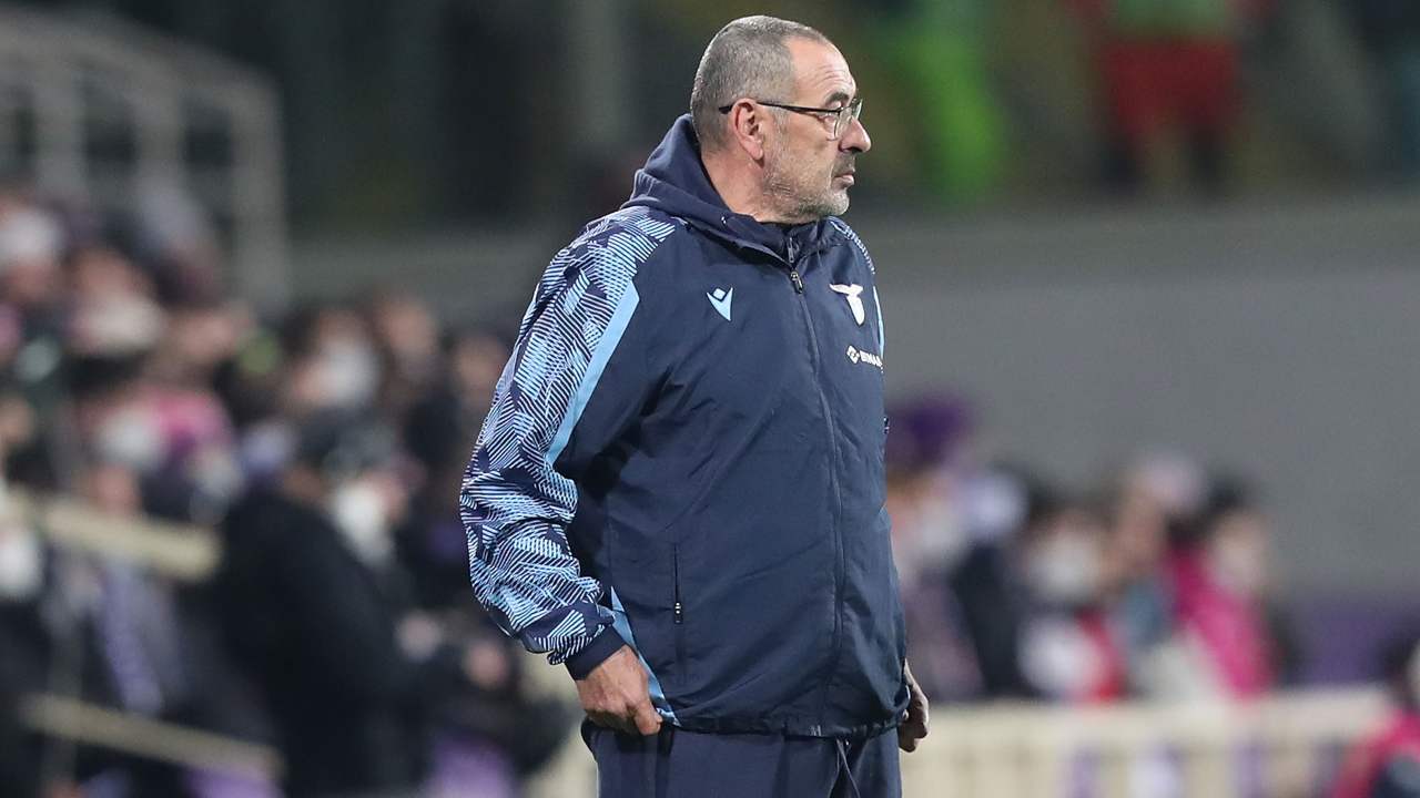 Maurizio Sarri pensieroso