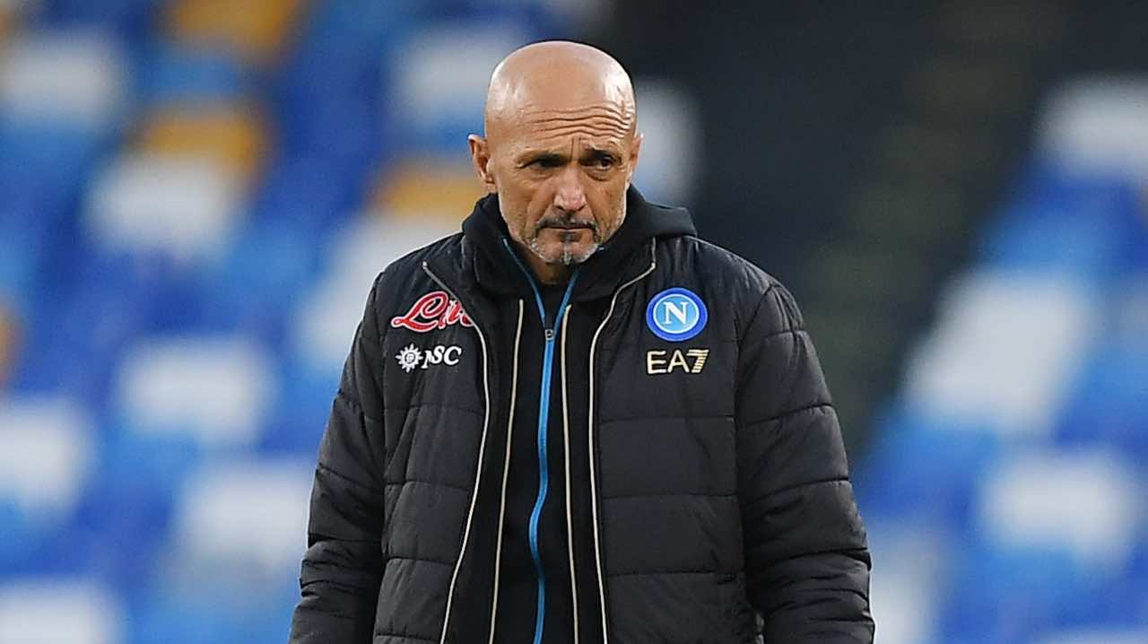 Il tecnico del Napoli Spalletti preoccupato