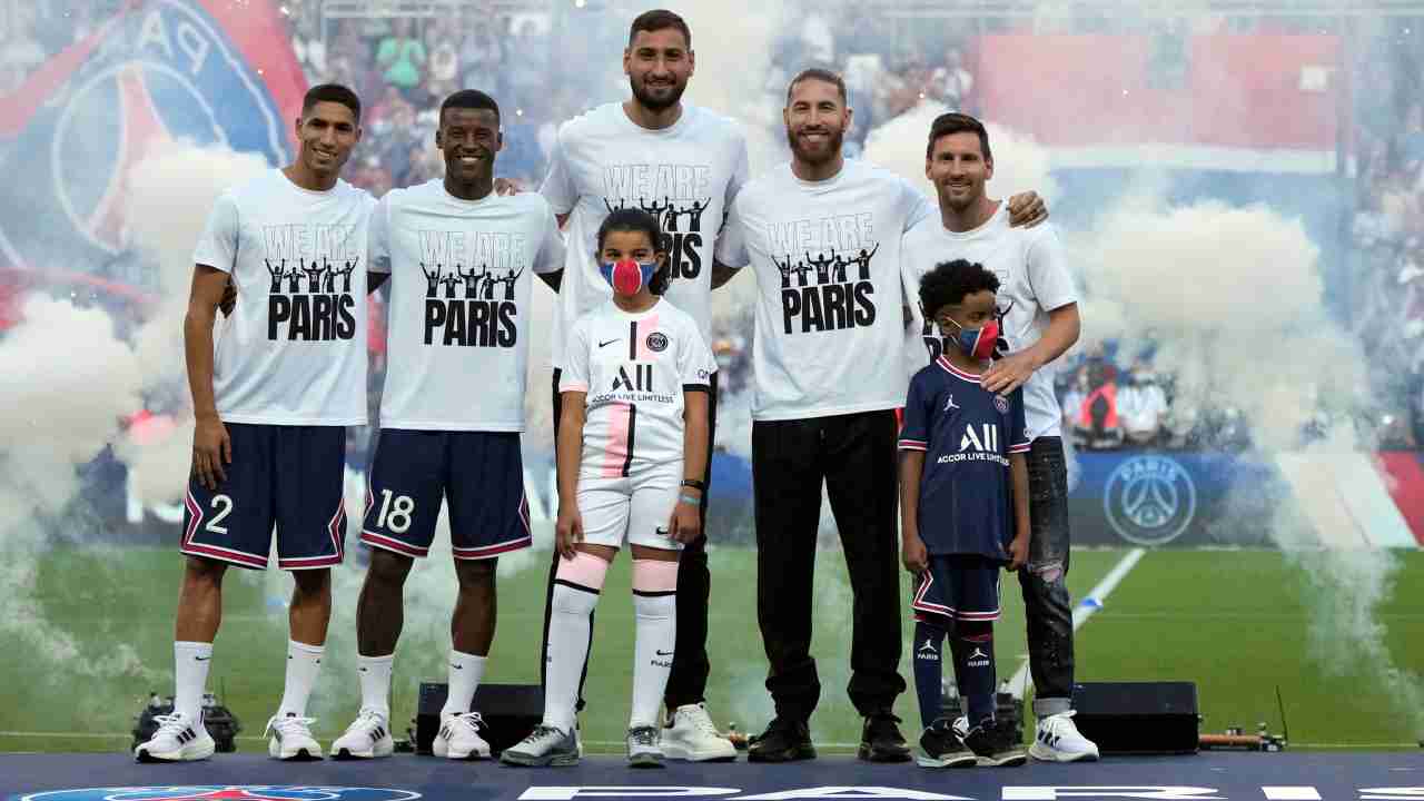 Hakimi, Wijnaldum. Donnaruma, Ramos e Messi nuovi top player del Psg (LaPresse)