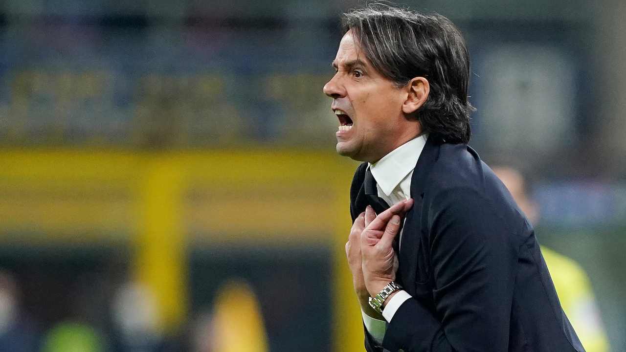 Simone Inzaghi perplesso