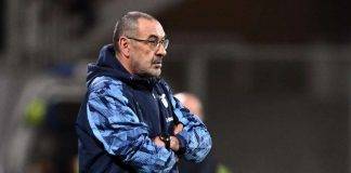 Il tecnico della Lazio Sarri preoccupato