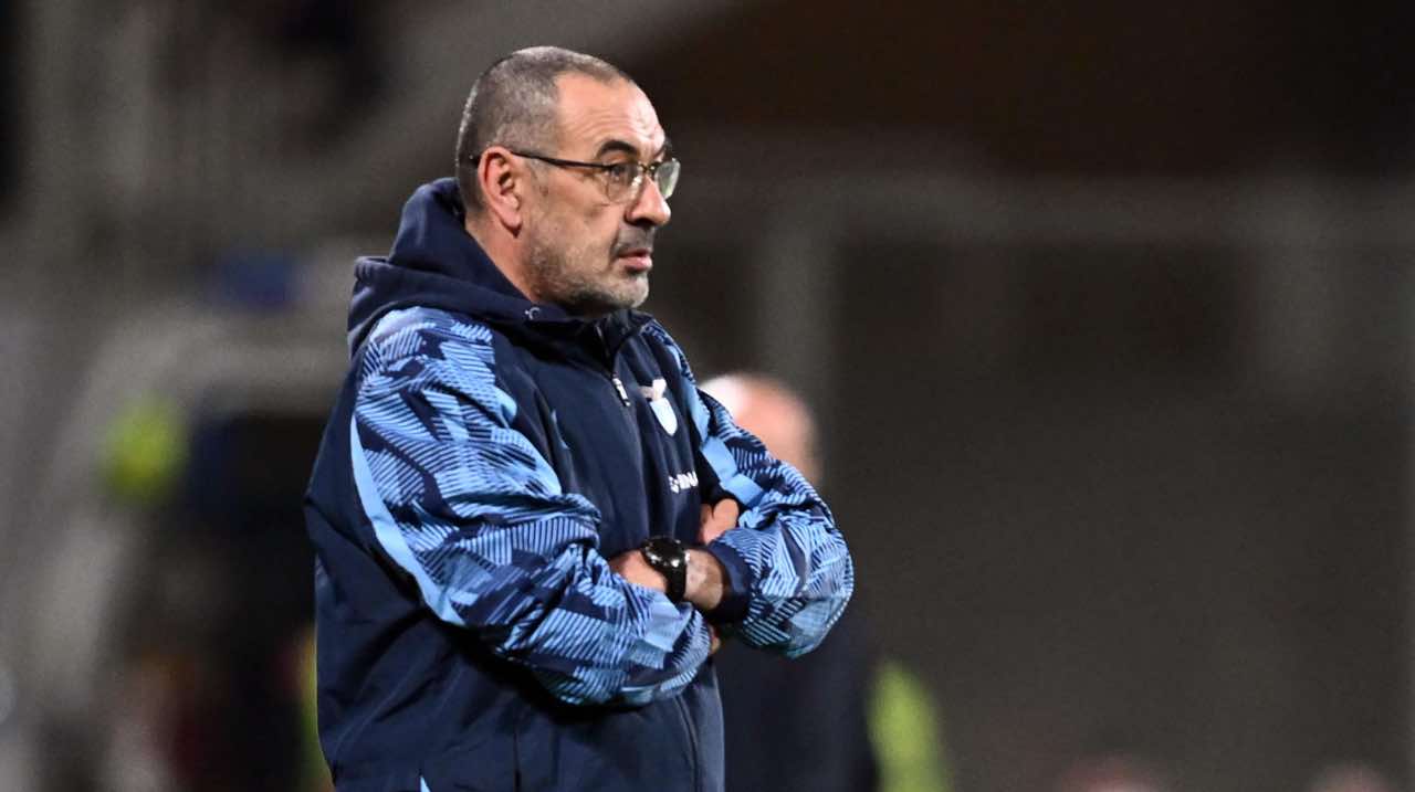 Il tecnico della Lazio Sarri preoccupato