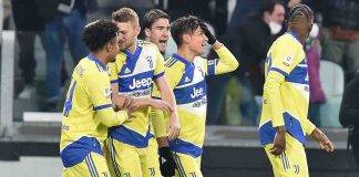 La Juve festeggia un gol