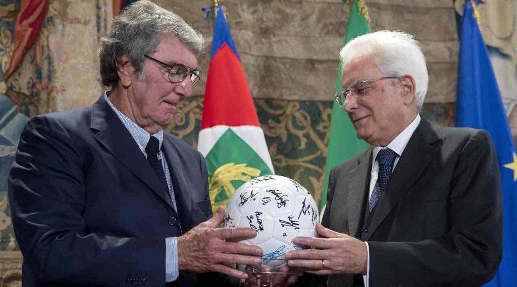 Zoff e Mattarella insieme