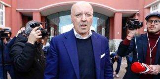 Marotta dell'Inter preoccupato