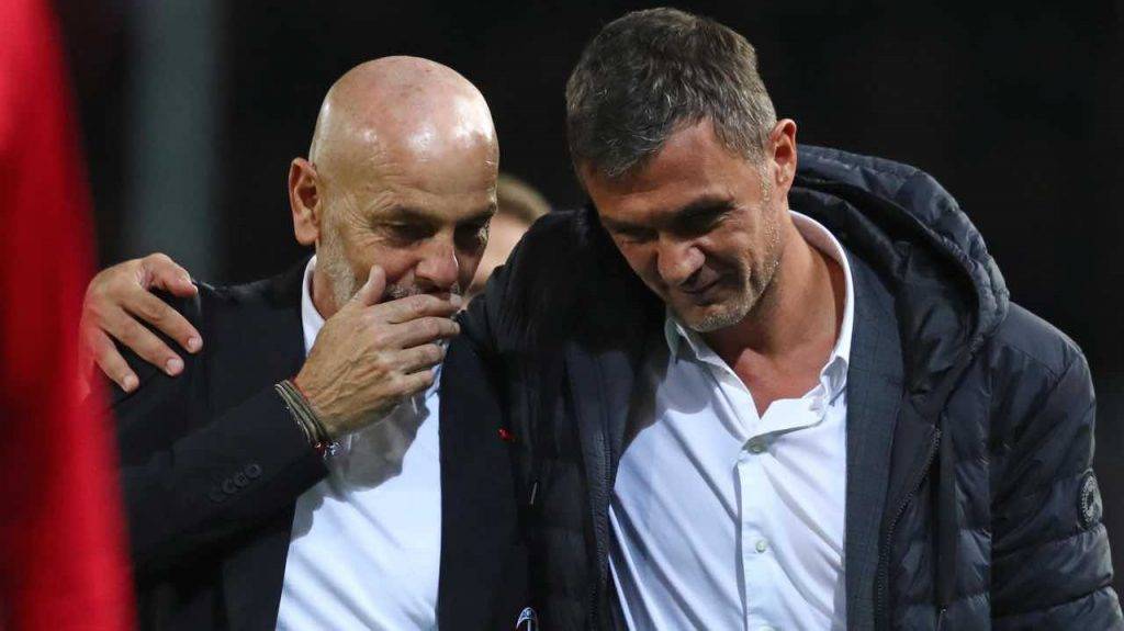 Maldini e Pioli del Milan parlano