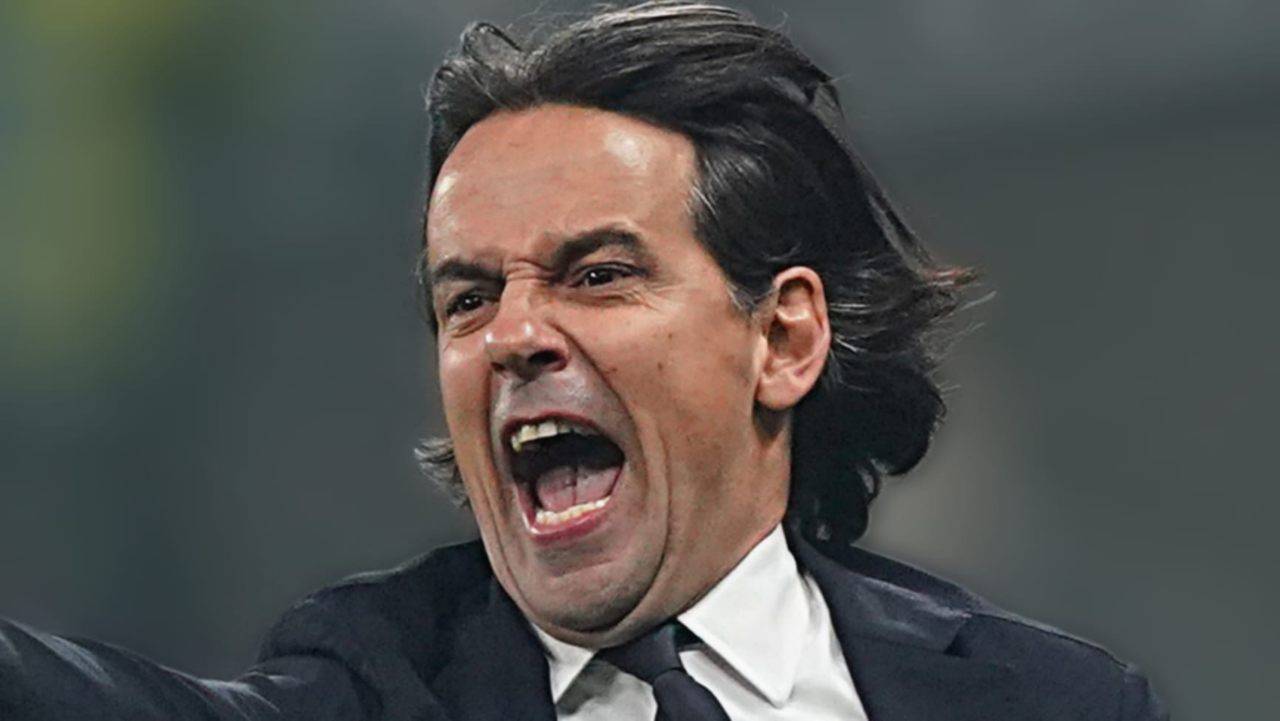 Simone Inzaghi arrabbiato