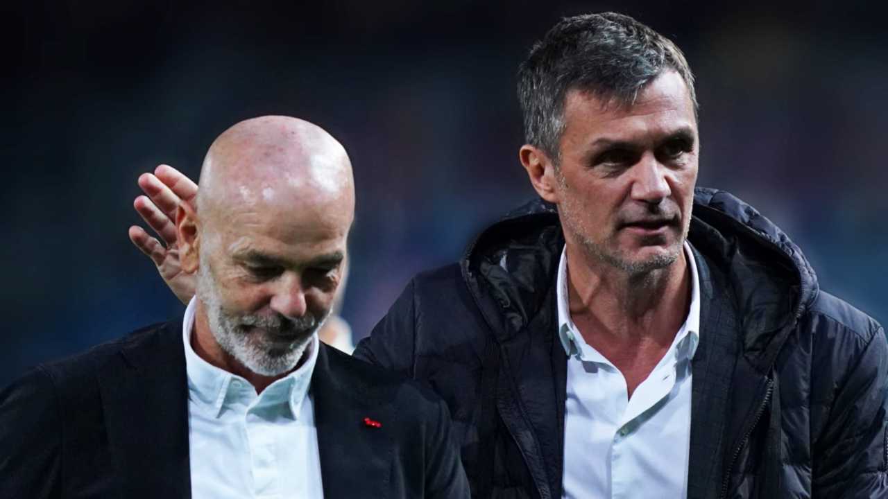 Pioli con Maldini