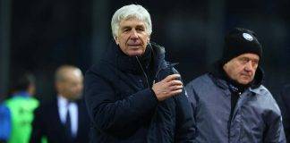 Atalanta-Sampdoria, Gasperini a bordo campo