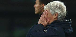 Atalanta, Gasperini si copre il volto