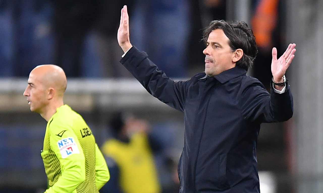 Genoa-Inter, Inzaghi con le braccia alzate