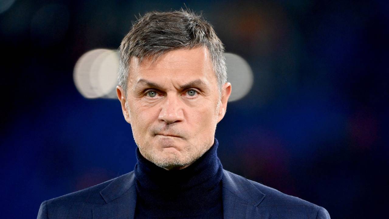 Maldini sul campo della Roma