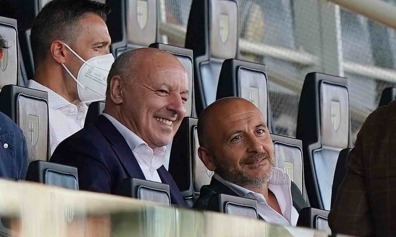 Inter, Marotta e Ausilio in tribuna