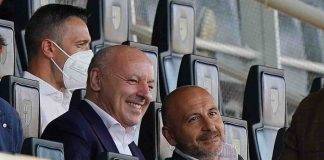 Inter, Marotta e Ausilio in tribuna