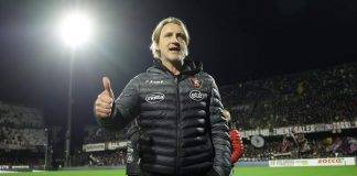 Salernitana-Bologna, Nicola in posa