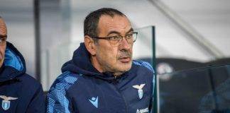 Lazio, Sarri seduto in panchina