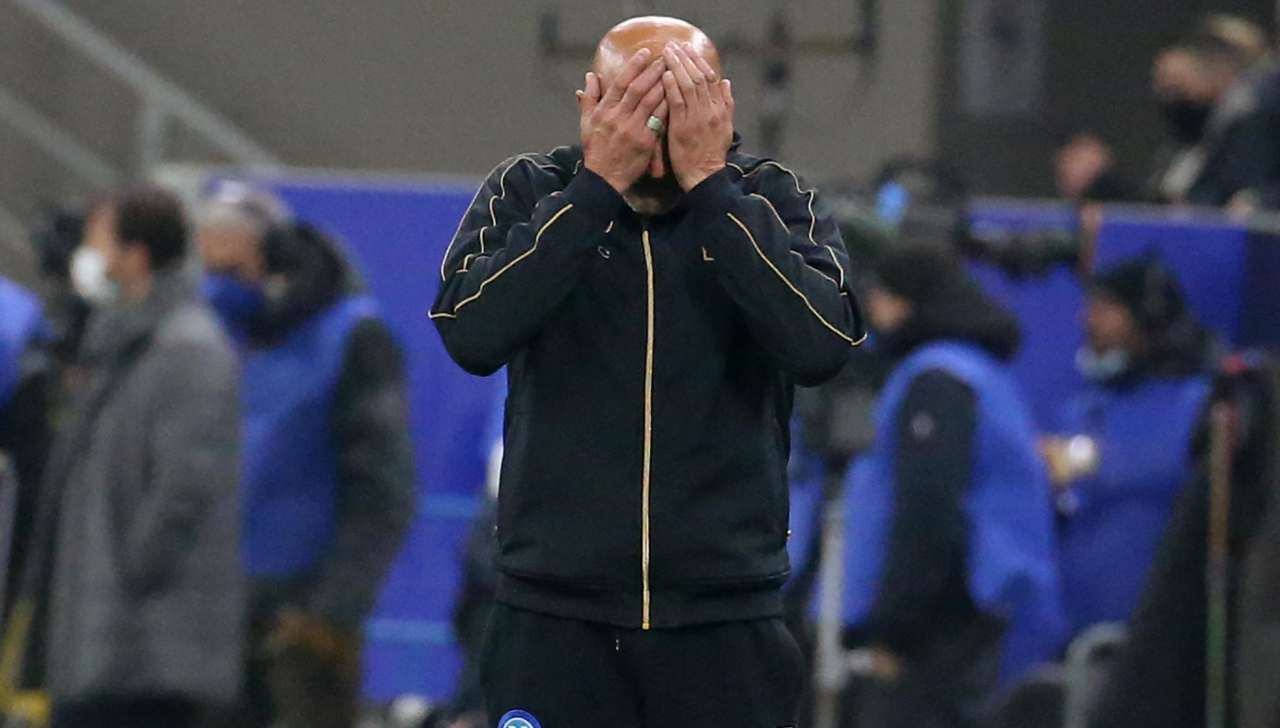 Napoli, Spalletti si copre gli occhi