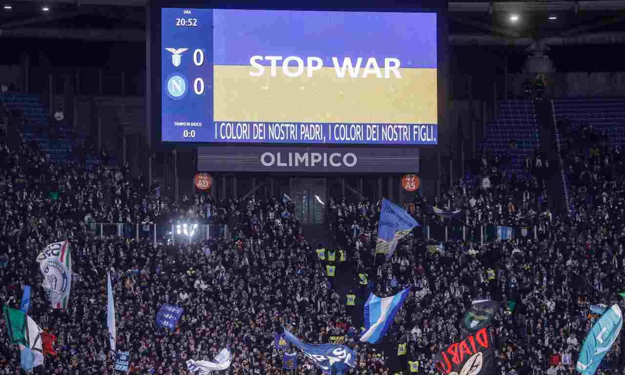 Lazio-Napoli, tifosi sugli spalti dell'Olimpico