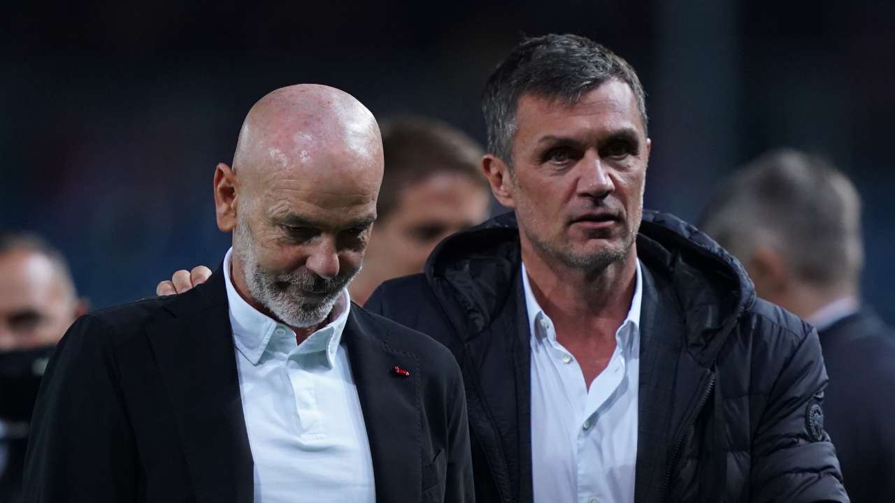 Pioli e Maldini si abbracciano Milan