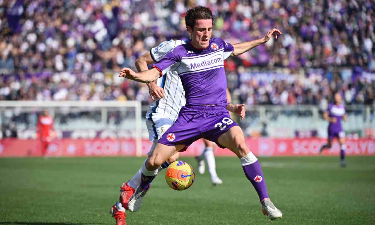 Odriozola in campo con la Fiorentina