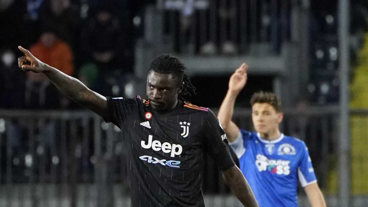 Kean ringrazia il compagno Juventus 