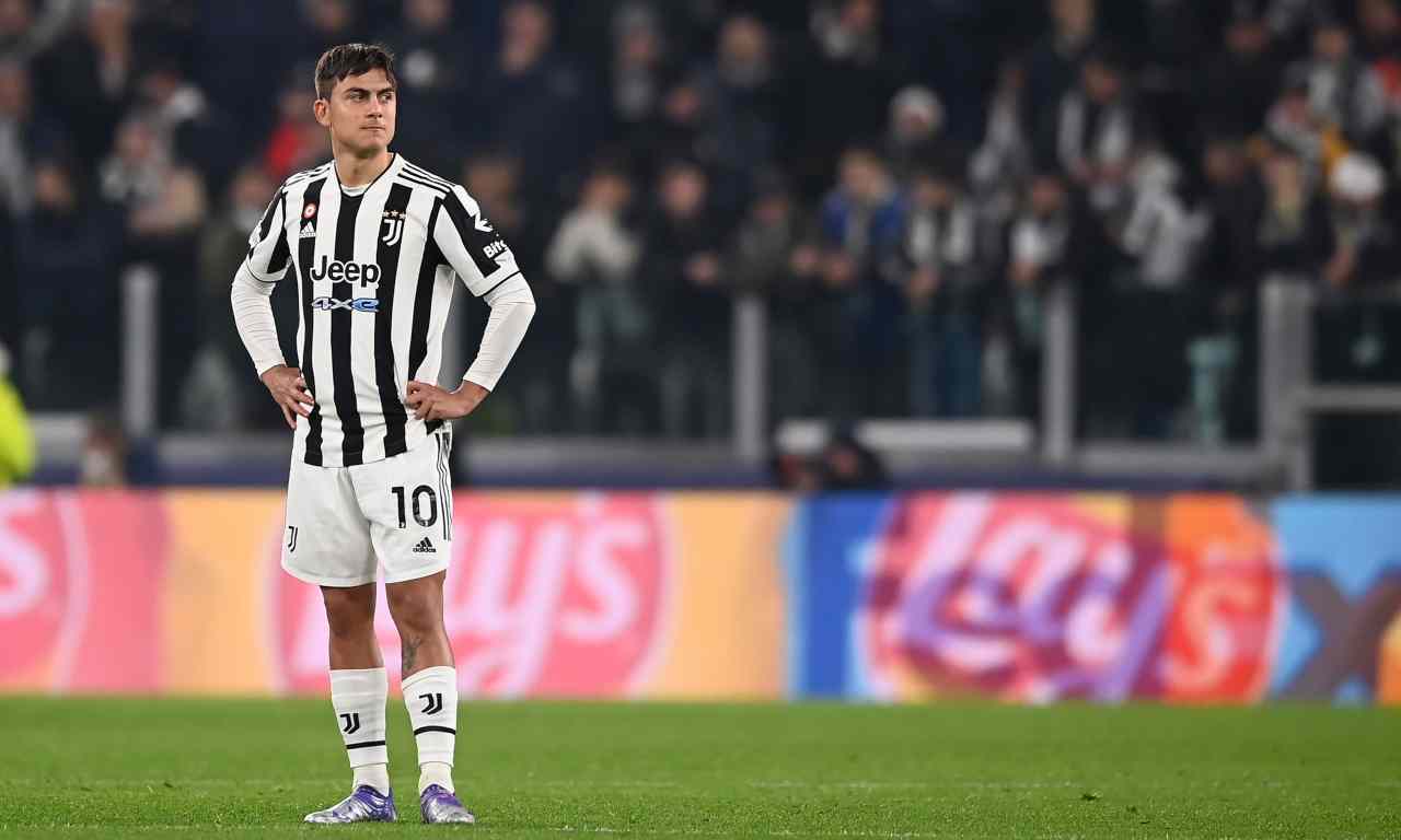 Dybala sconsolato 