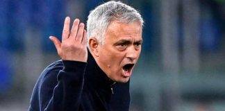 Roma, Mourinho arrabbiato