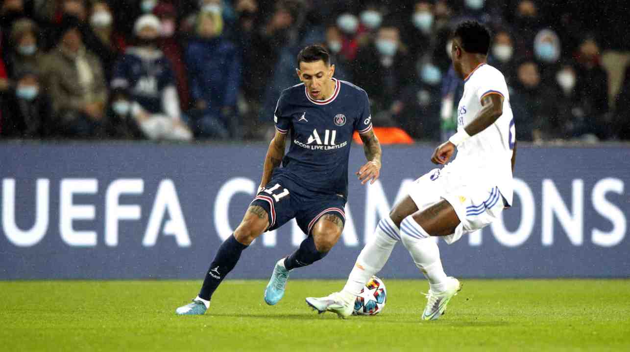 Di Maria porta palla contro il Real 