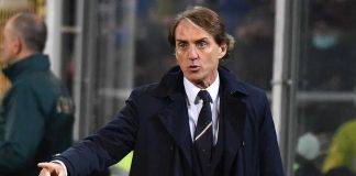 Mancini in campo