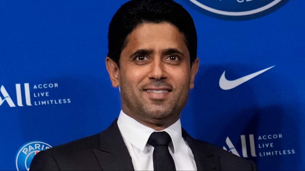 Nasser Al-Khelaïfi sorridente