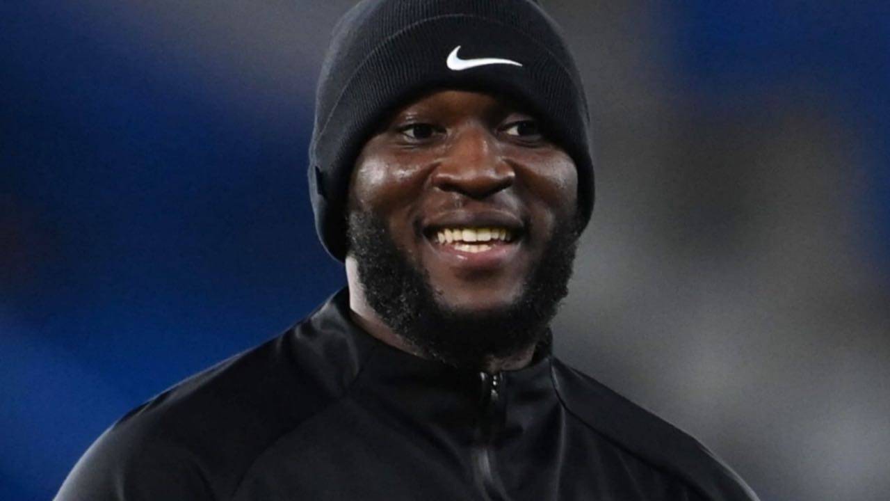 Romelu Lukaku sorridente