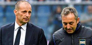 Sampdoria-Juventus, Allegri e Giampaolo